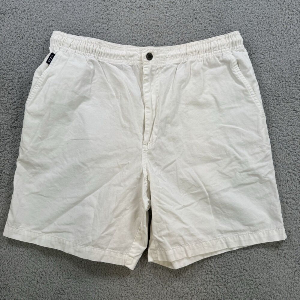 Polo Ralph Lauren Shorts Mens Medium White Stretch Classic Fit Chino Drawstring